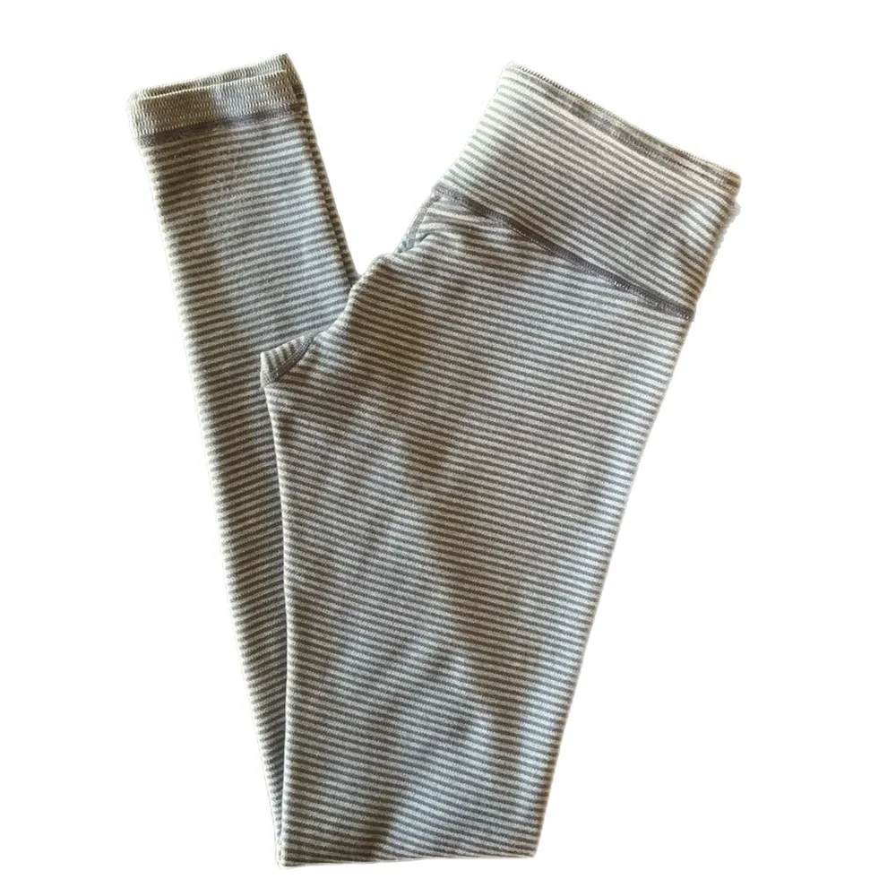 Lululemon Wunder Under Pant *Reversible Grey & White - Picture 13 of 13